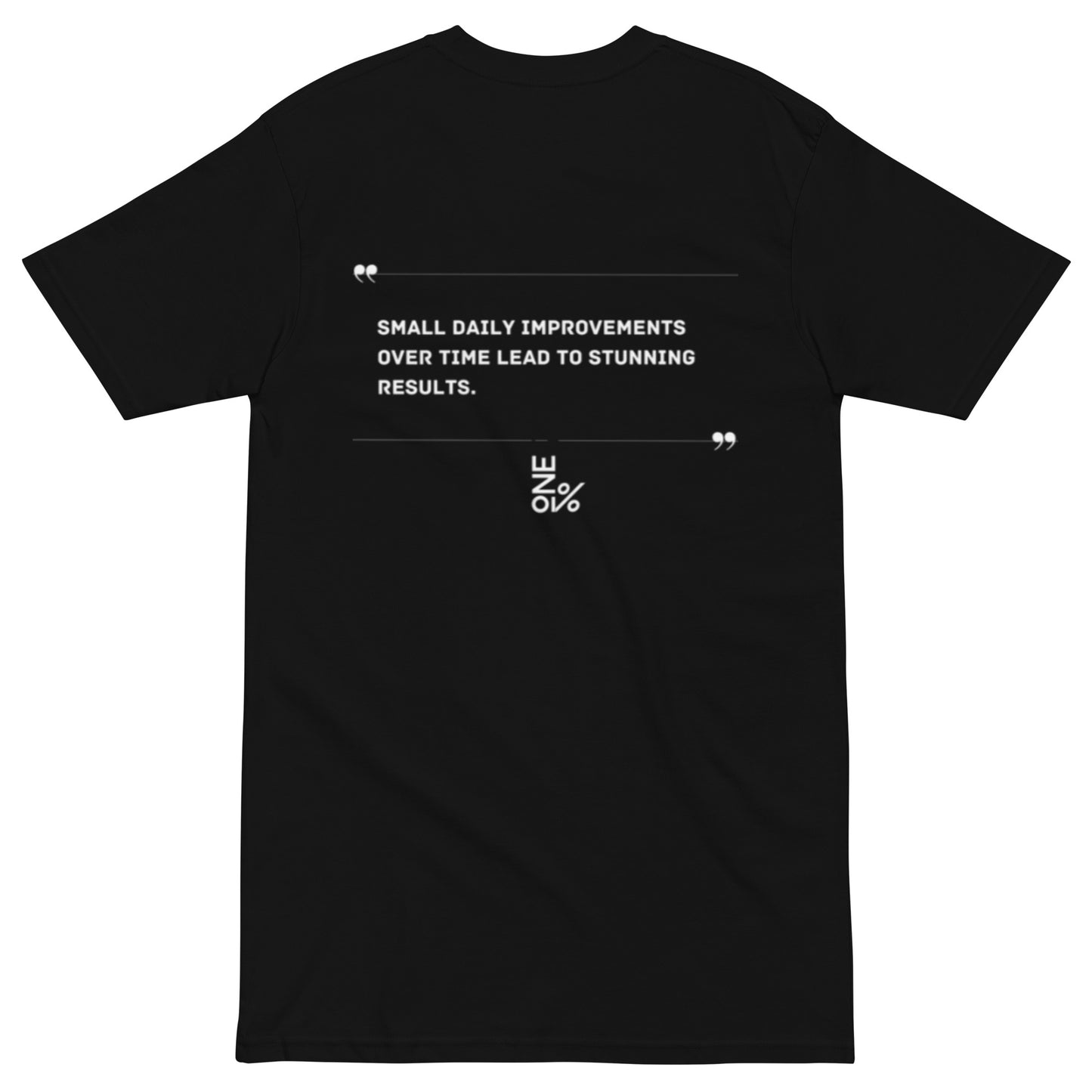 Premium Heavyweight Tee w/ Motivational Quote