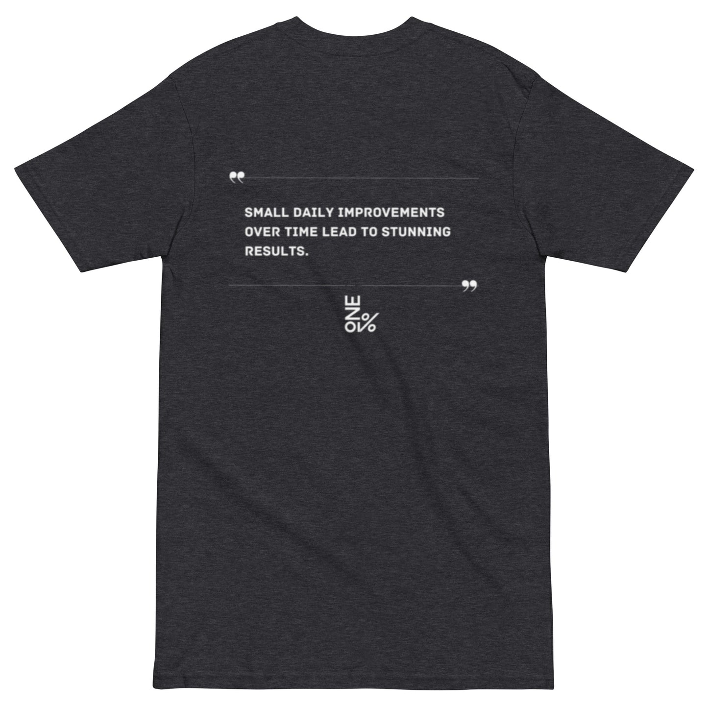 Premium Heavyweight Tee w/ Motivational Quote